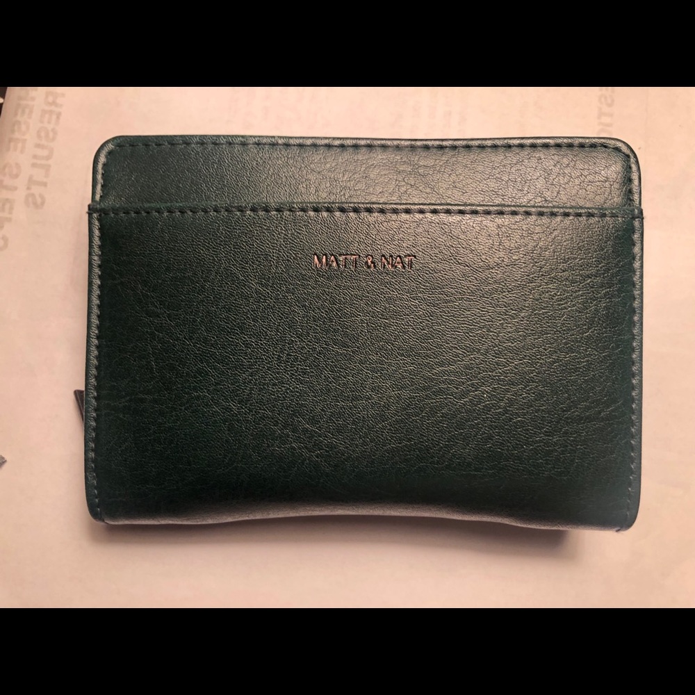 Matt & Nat Webber Wallet in Emerald (SM)
